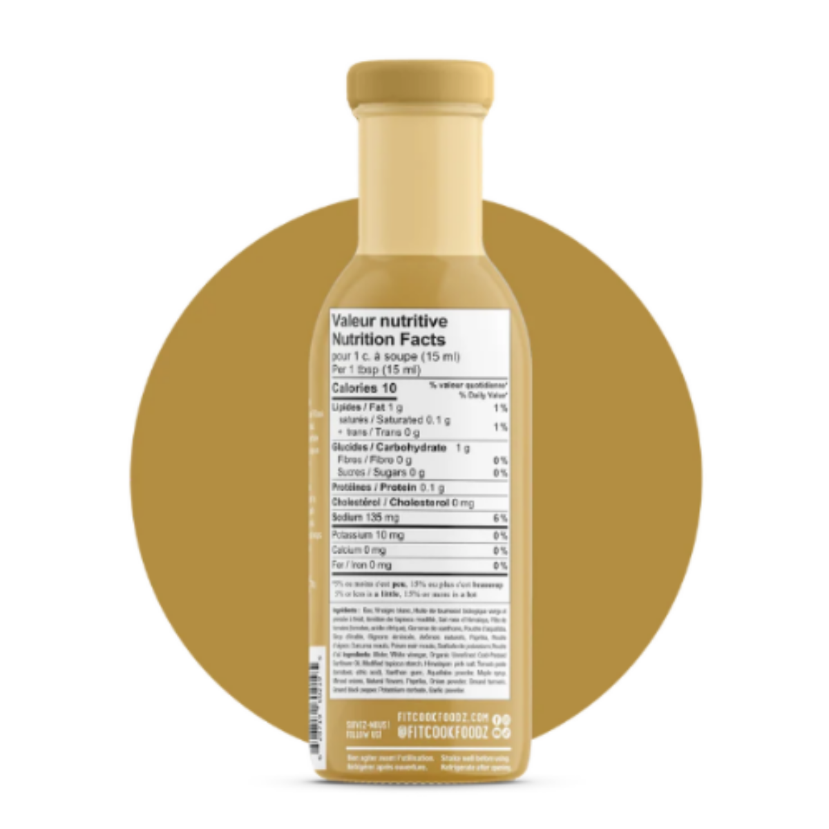 La Big - Sauce à Burger - Condiment - Sans Sucre - Faible en calorie - Sans Œuf - Fitcook Fodz 355 ml