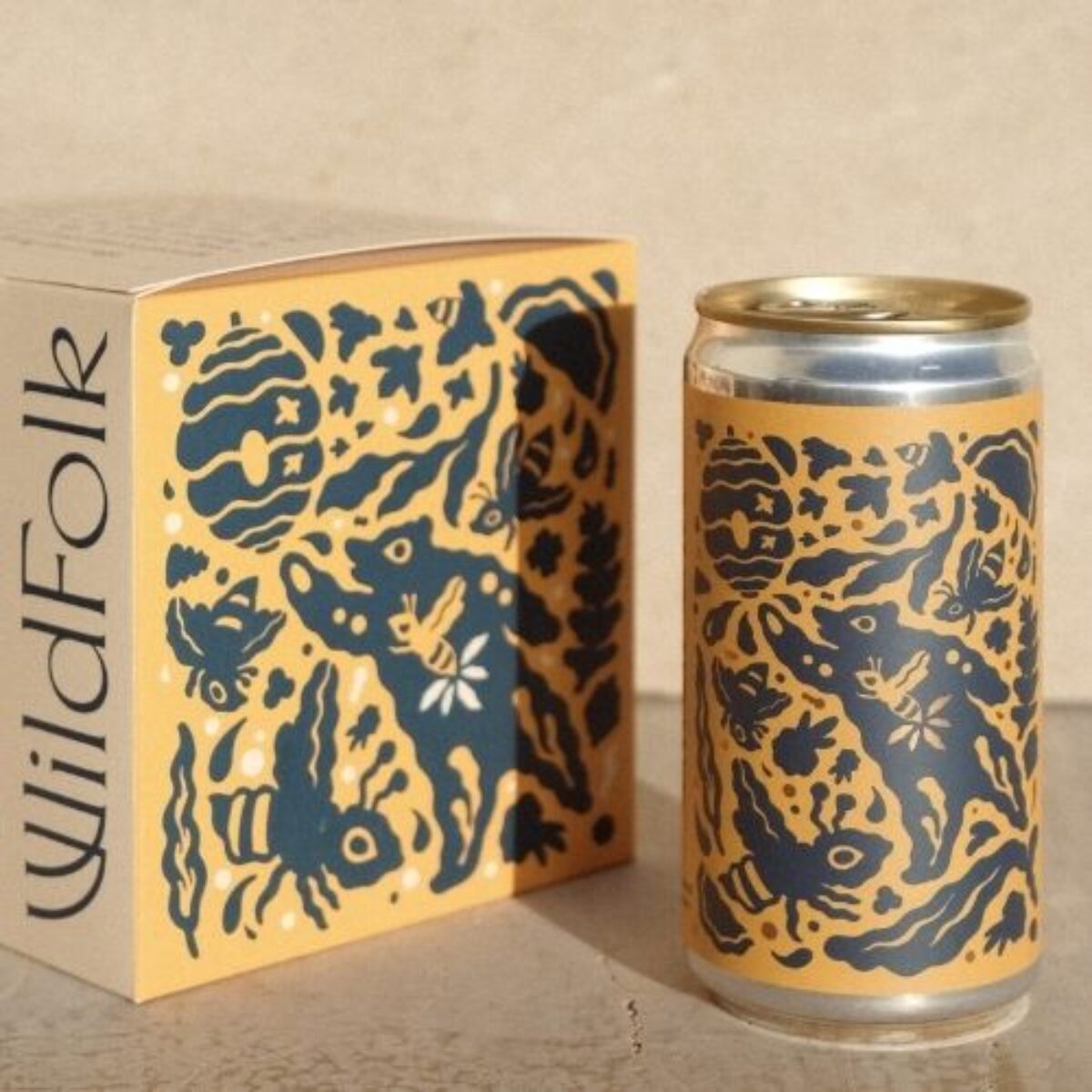 Mocktail Bees Knees - Prêt-à -boire sans alcool - Wildfolk 4 x 250 ml